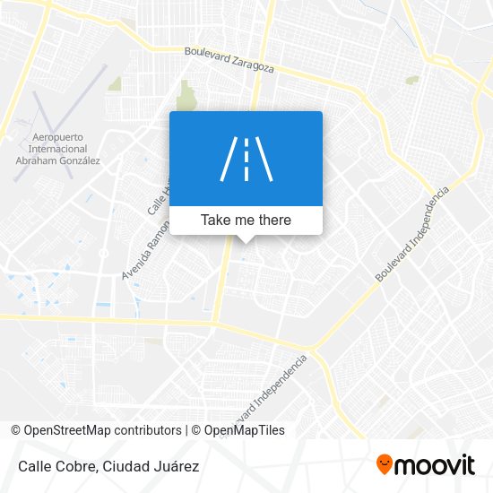 Mapa de Calle Cobre