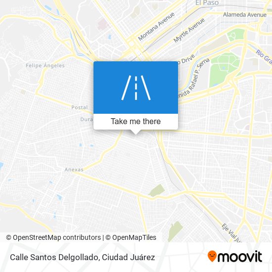 Mapa de Calle Santos Delgollado