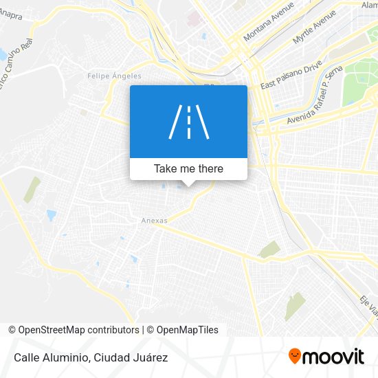 Calle Aluminio map
