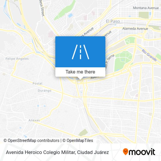 Avenida Heroico Colegio Militar map