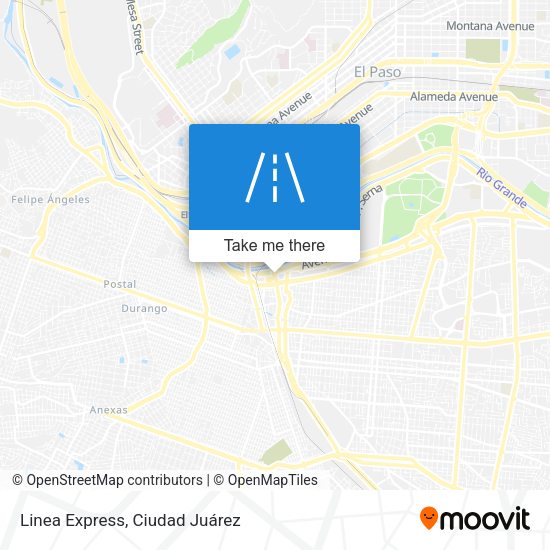 Mapa de Linea Express