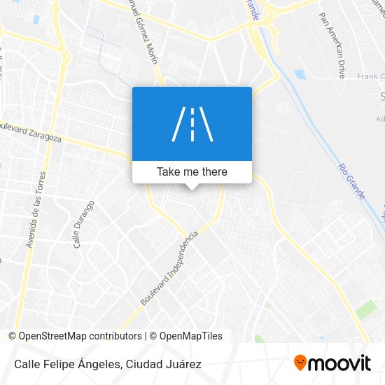 Calle Felipe Ángeles map