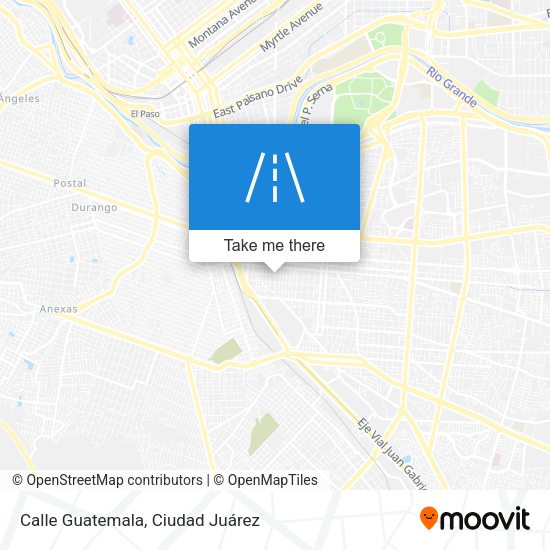 Calle Guatemala map