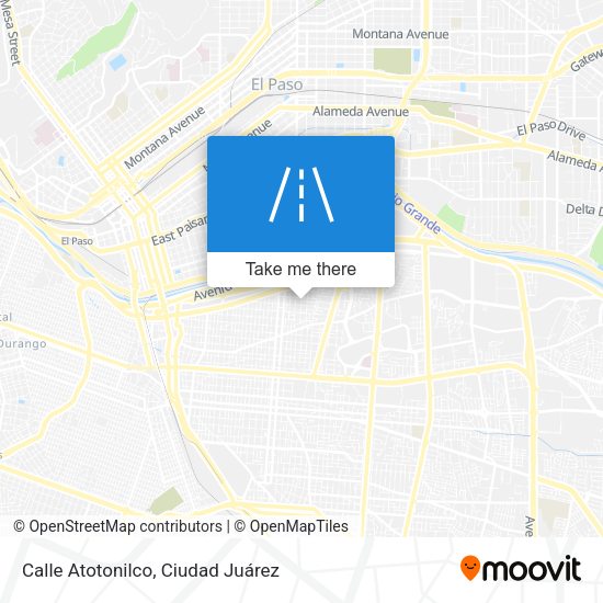 Calle Atotonilco map