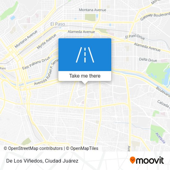 De Los Viñedos map