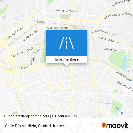Calle Río Valdivia map