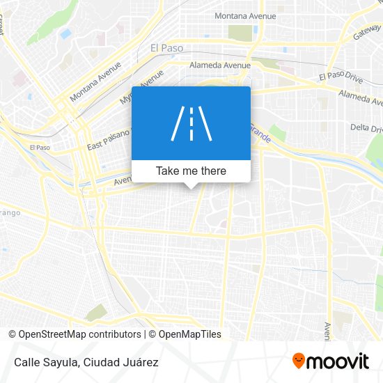 Calle Sayula map
