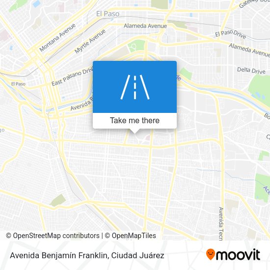 Mapa de Avenida Benjamín Franklin