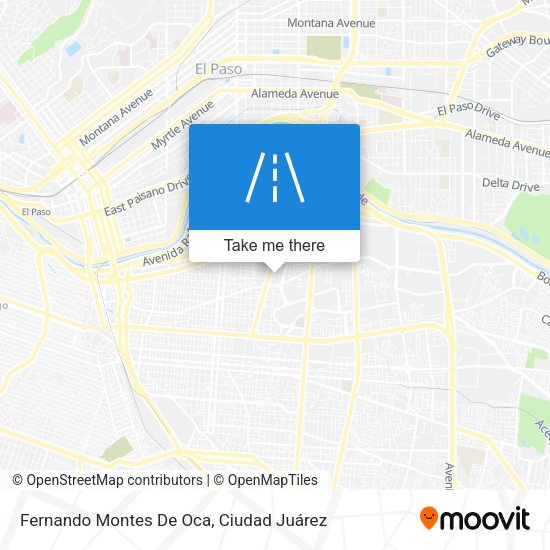 Mapa de Fernando Montes De Oca