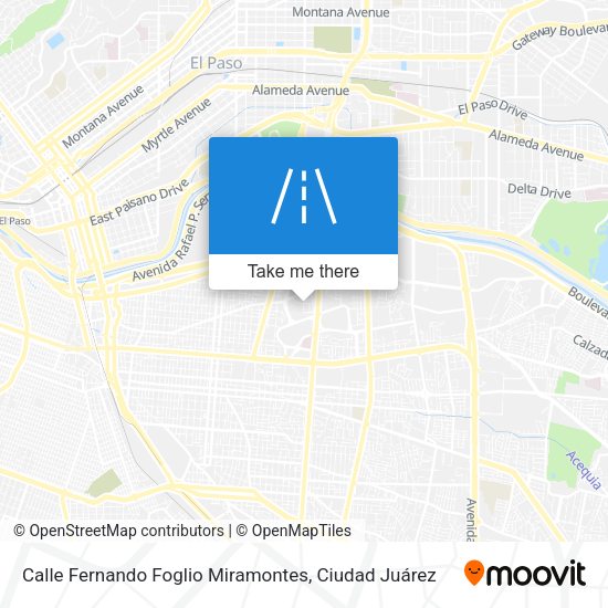 Mapa de Calle Fernando Foglio Miramontes