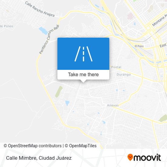 Calle Mimbre map