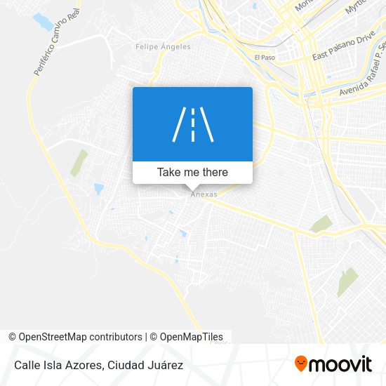 Calle Isla Azores map