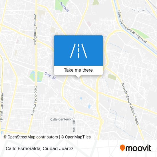 Mapa de Calle Esmeralda