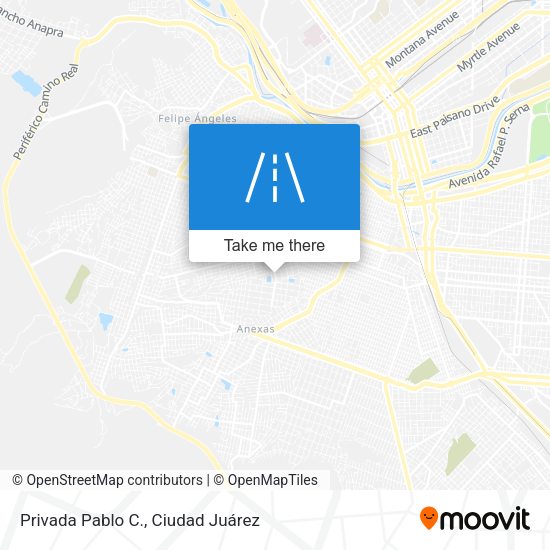 Privada Pablo C. map