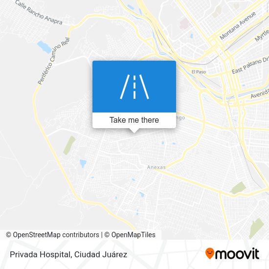 Privada Hospital map