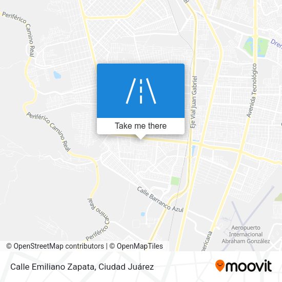 Mapa de Calle Emiliano Zapata