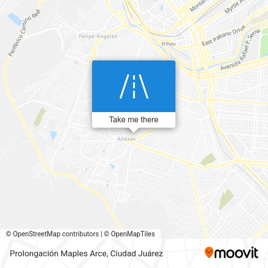 Mapa de Prolongación Maples Arce