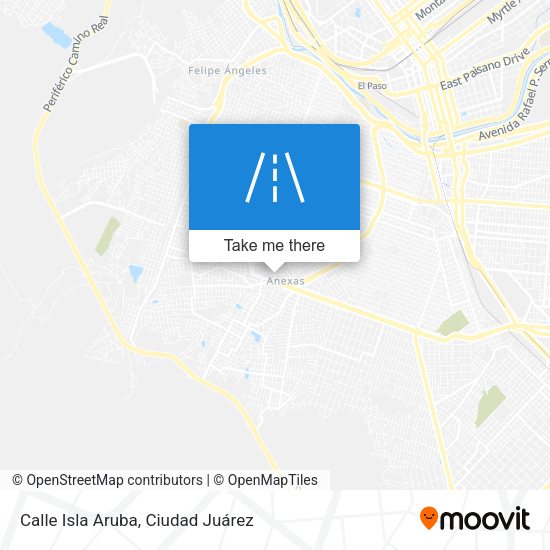 Calle Isla Aruba map