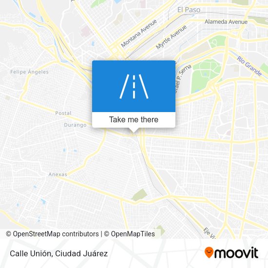 Calle Unión map