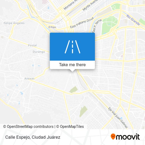 Calle Espejo map
