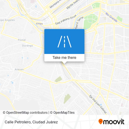 Calle Petrolero map