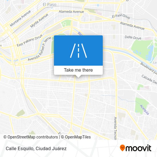 Calle Esquilo map