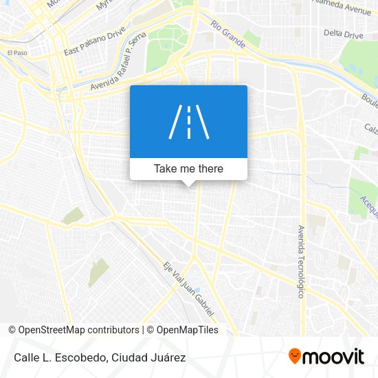 Mapa de Calle L. Escobedo