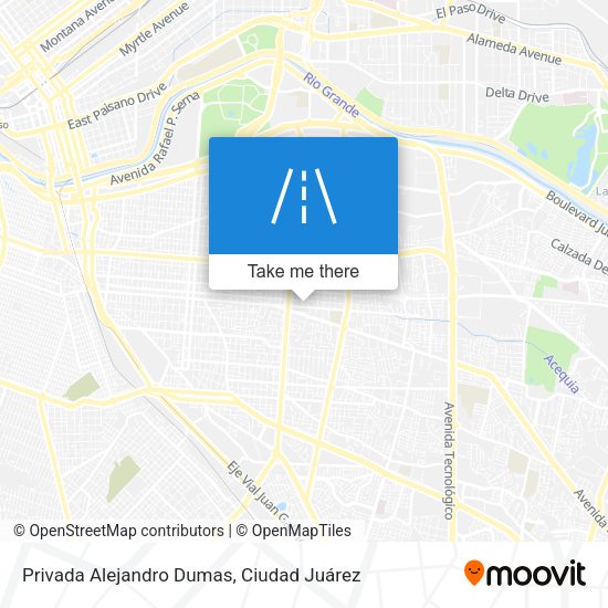 Mapa de Privada Alejandro Dumas