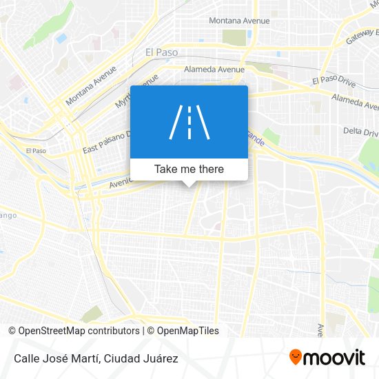 Calle José Martí map