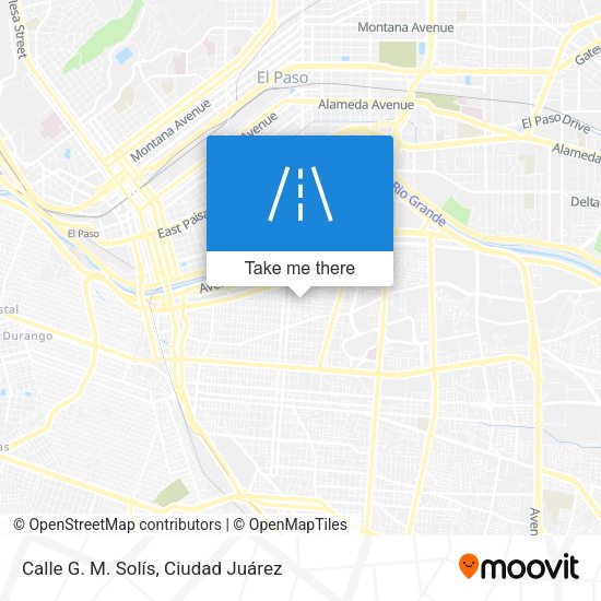 Mapa de Calle G. M. Solís