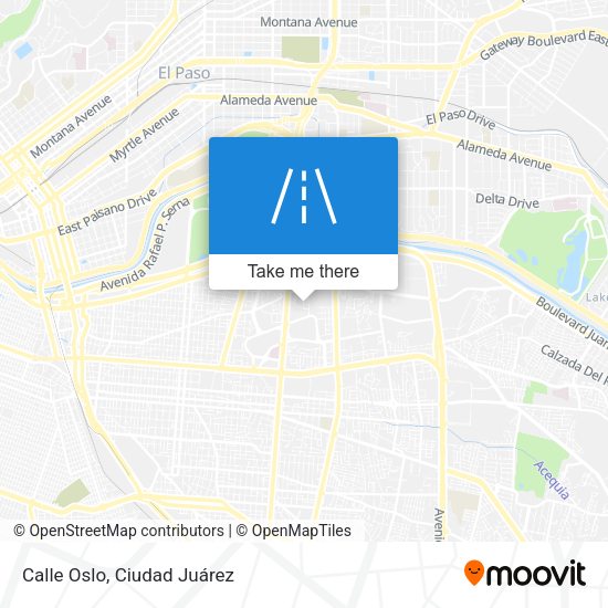Calle Oslo map