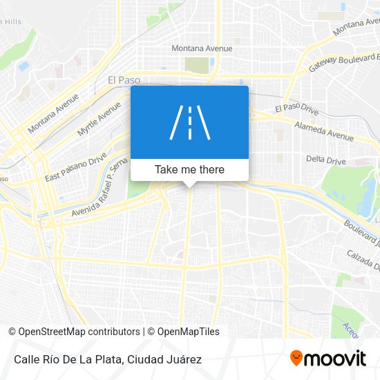 Mapa de Calle Río De La Plata