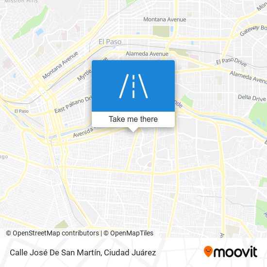 Calle José De San Martín map