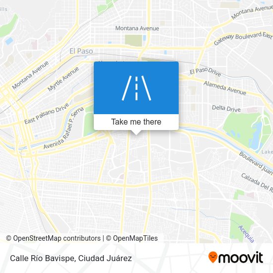 Calle Río Bavispe map
