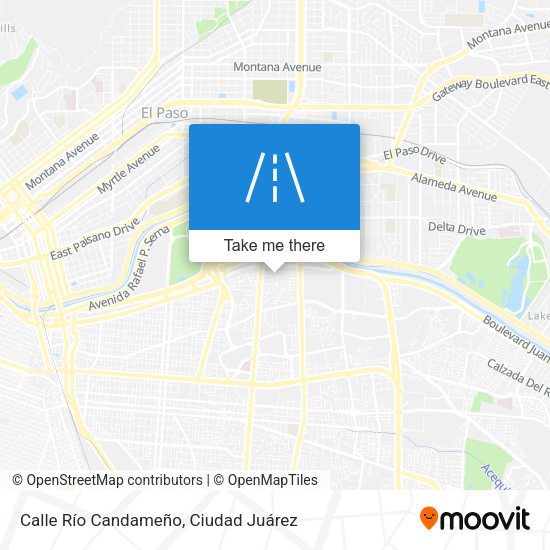 Calle Río Candameño map