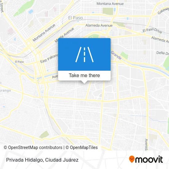 Mapa de Privada Hidalgo