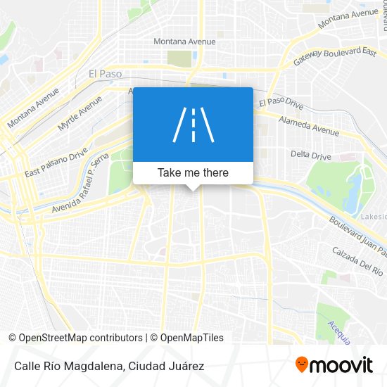 Calle Río Magdalena map
