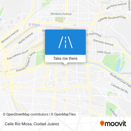 Calle Río Mosa map