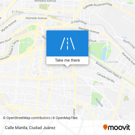 Calle Manila map