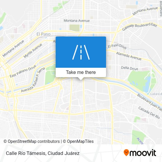 Calle Río Támesis map