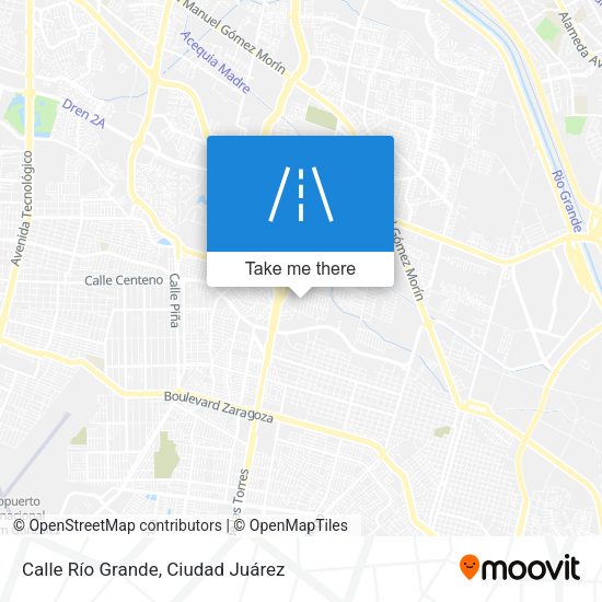 Mapa de Calle Río Grande