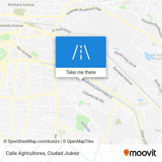 Calle Agricultores map