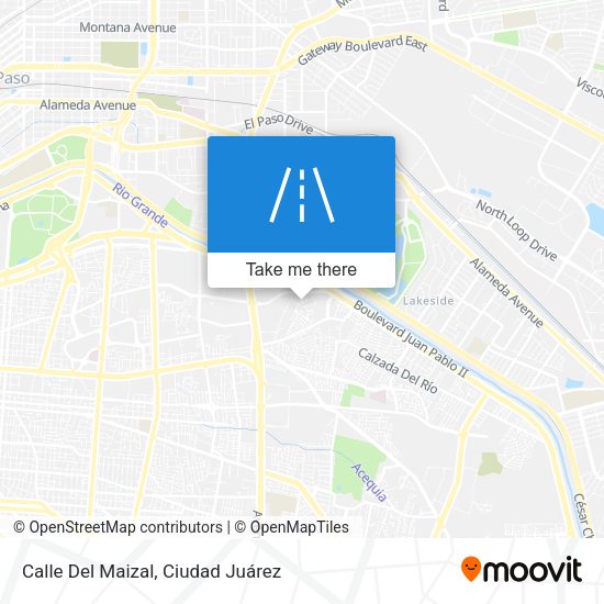 Calle Del Maizal map