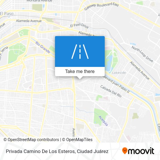 Mapa de Privada Camino De Los Esteros