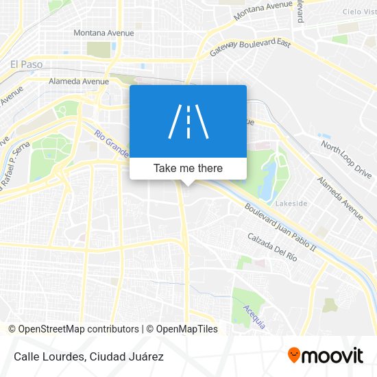 Mapa de Calle Lourdes
