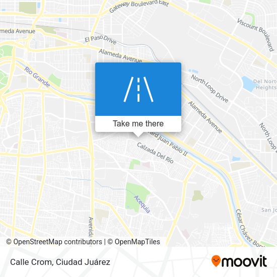 Mapa de Calle Crom