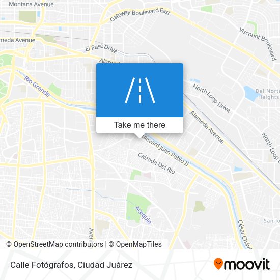 Mapa de Calle Fotógrafos