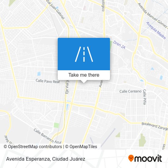 Avenida Esperanza map