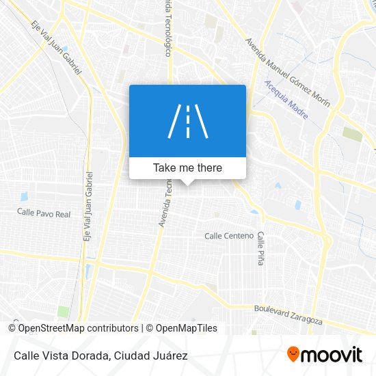 Calle Vista Dorada map