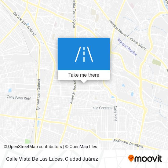 Calle Vista De Las Luces map